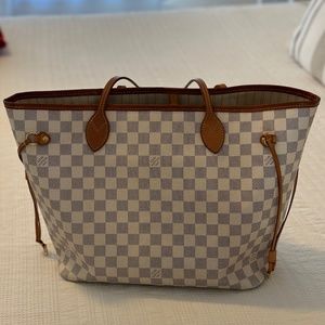 Louis Vuitton Never Full MM Damier Azur